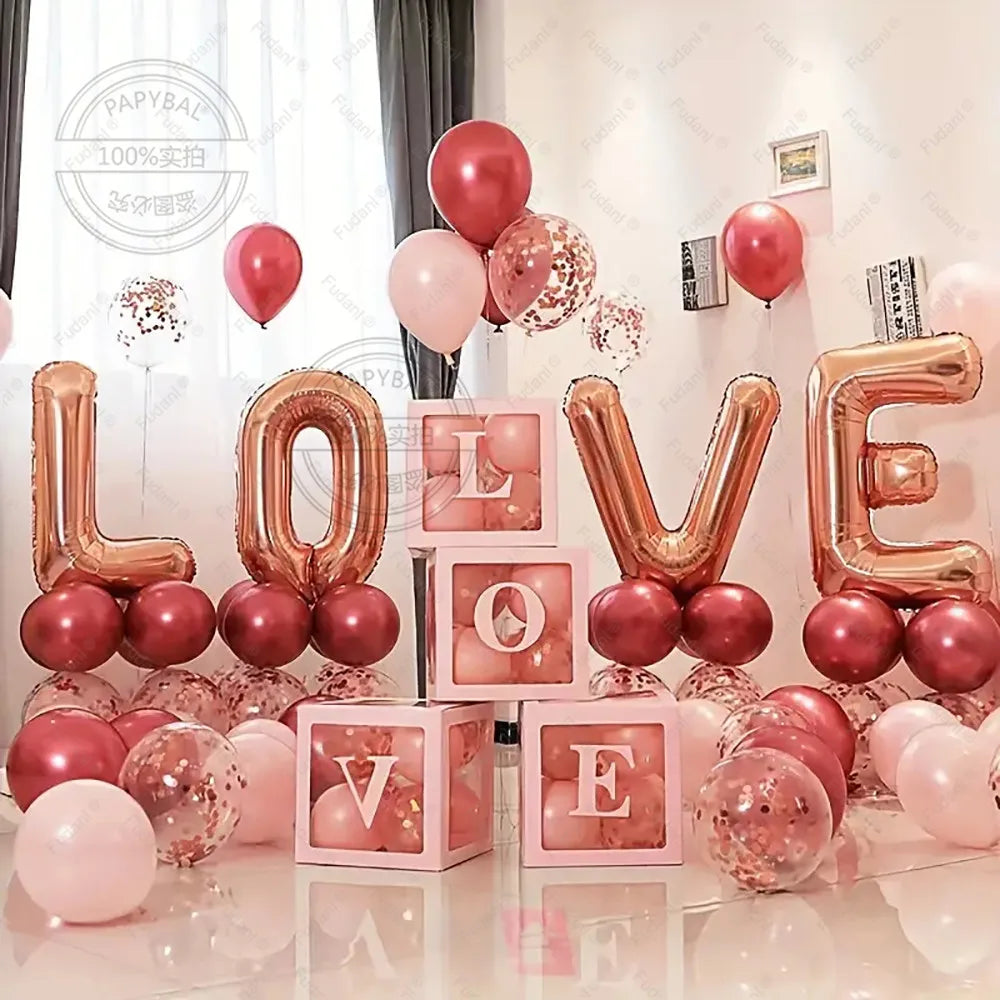 Valentines Day Balloon Set